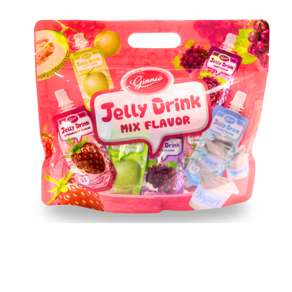 Thạch Uống GINNIE Mix 4 Vị Túi 360g
