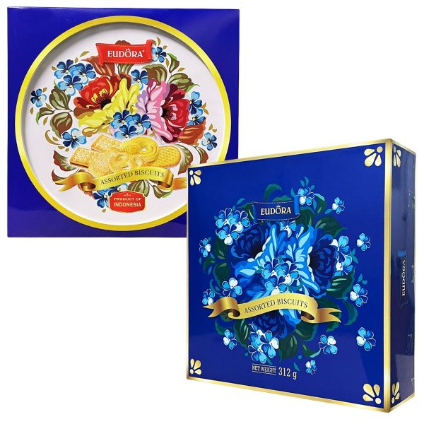 EUDORA Hoa Hộp thiếc tròn 312g
