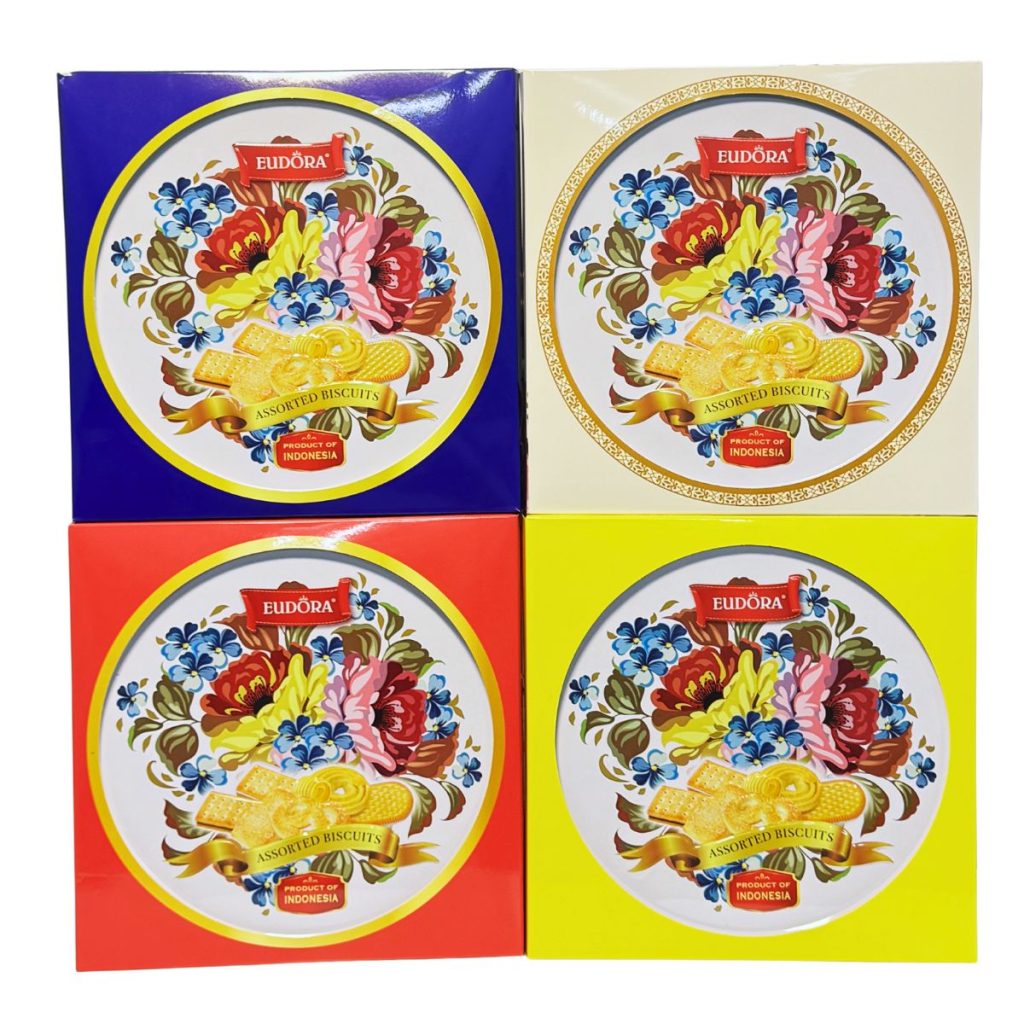 EUDORA Hoa Hộp thiếc tròn 312g