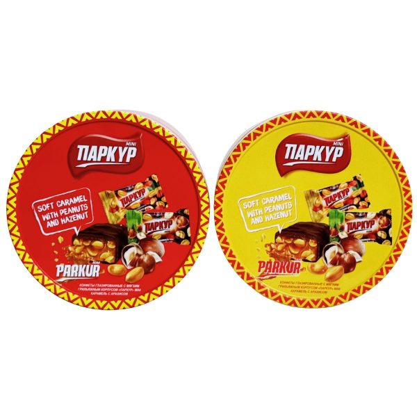 Kẹo Nga Parkur Konditer Hộp Thiếc 105g