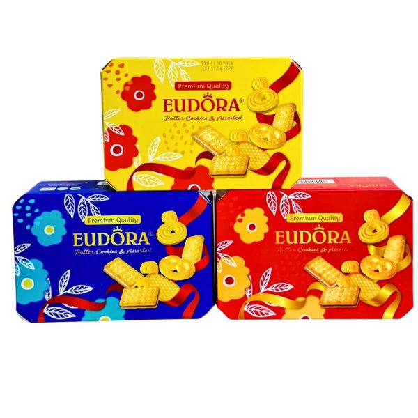 Bánh Quy Eudora Hình Hoa Hộp Giấy 110g