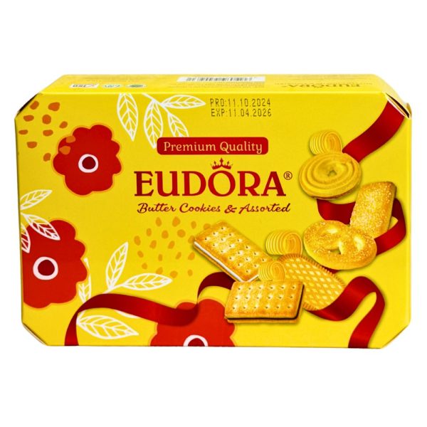 Bánh Quy Eudora Hình Hoa Hộp Giấy 110g