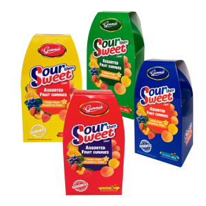 Kẹo Dẻo Chua Ngọt Ginnie Hộp 108g