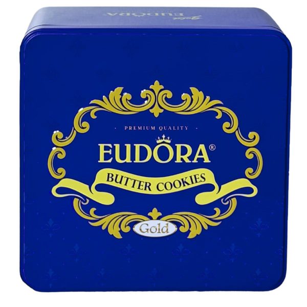Bánh Quy Bơ EUDORA GOLD Hoàng gia Hộp thiếc 252g