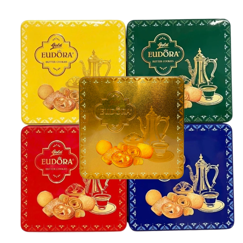 EUDORA GOLD Trà chiều Hộp Vuông 364g