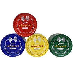 Bánh Quy Kingwell Hộp Sắt Tròn 98g