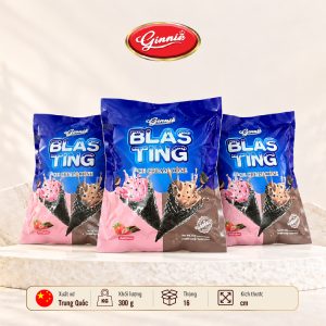 Bánh Ốc Quế GINNIE Mix Vị Socola Và Dâu Túi 300g