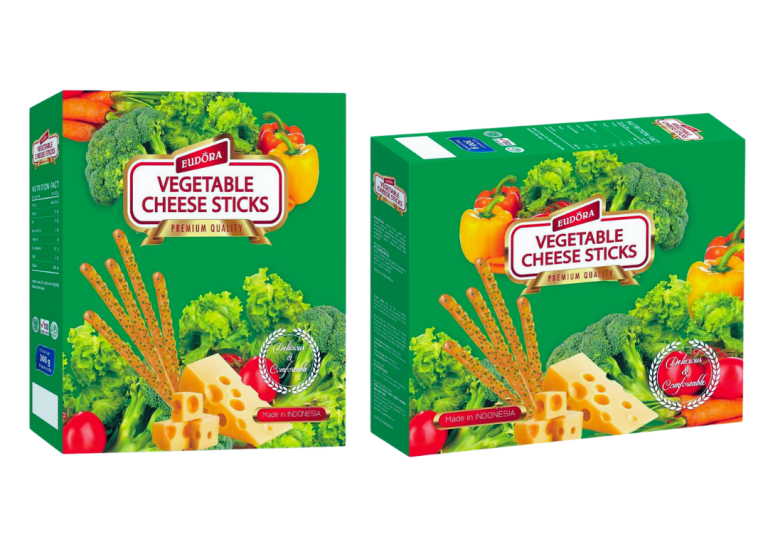 Bánh Quy Que Rau Củ và Phô Mai Eudora 300g - Hợp Phát Foods