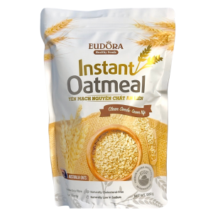 Yến mạch nguyên chất Eudora gói 600g nhập khẩu Úc