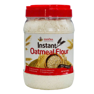 Yến mạch nguyên chất Eudora dạng bột lọ 600g nhập khẩu Úc