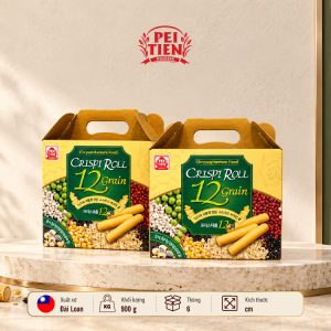 Bánh dinh dưỡng 12 loại đậu Hàn Quốc - Vị ngũ cốc - Hộp 900g