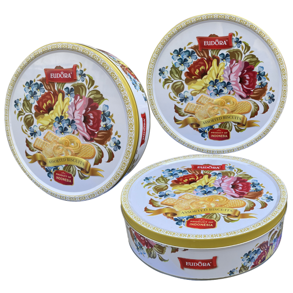 EUDORA Hộp thiếc tròn 312g