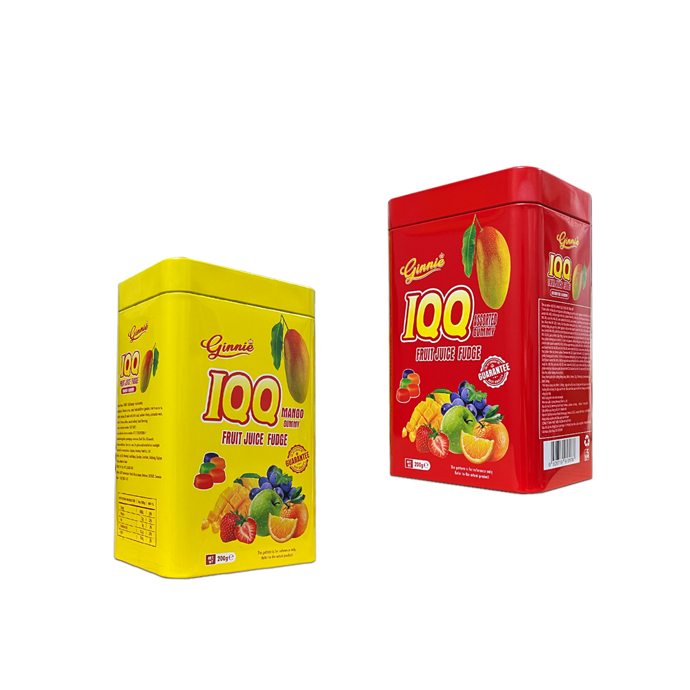 Kẹo dẻo Gummy IQQ Hộp thiếc 200g
