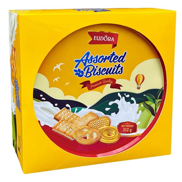 EUDORA Hộp thiếc tròn 312g