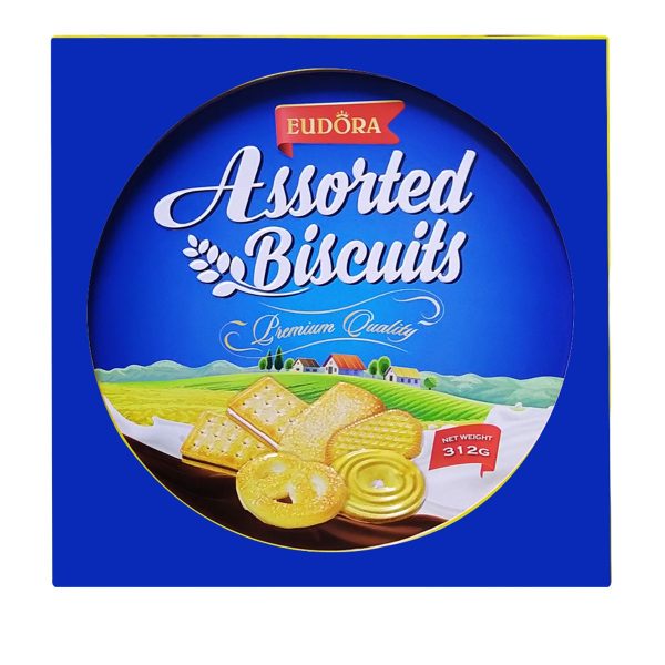 EUDORA Hộp thiếc tròn 312g
