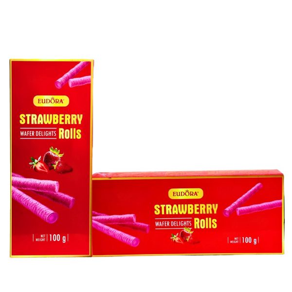 Bánh Quế Cuộn Kem EUDORA Hộp Giấy 100g