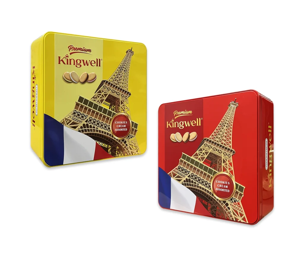 Bánh Quy Kingwell Hộp Thiếc Vuông 446g