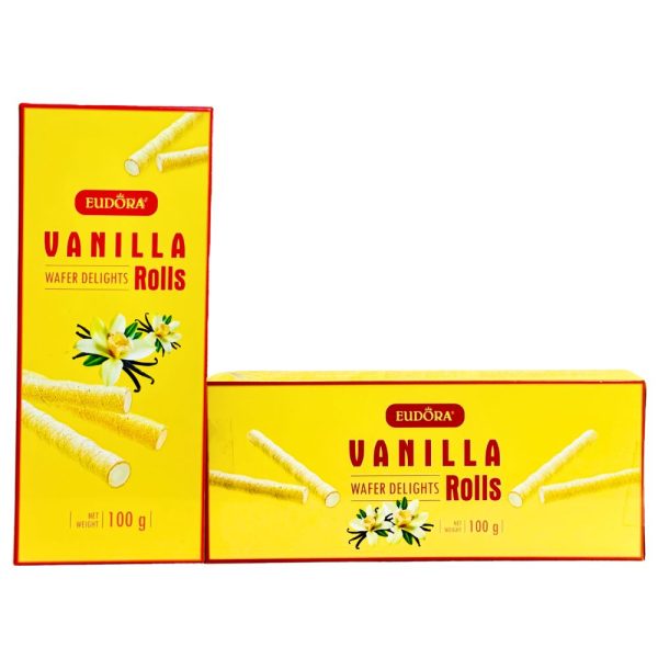 Bánh Quế Cuộn Kem EUDORA Hộp Giấy 100g