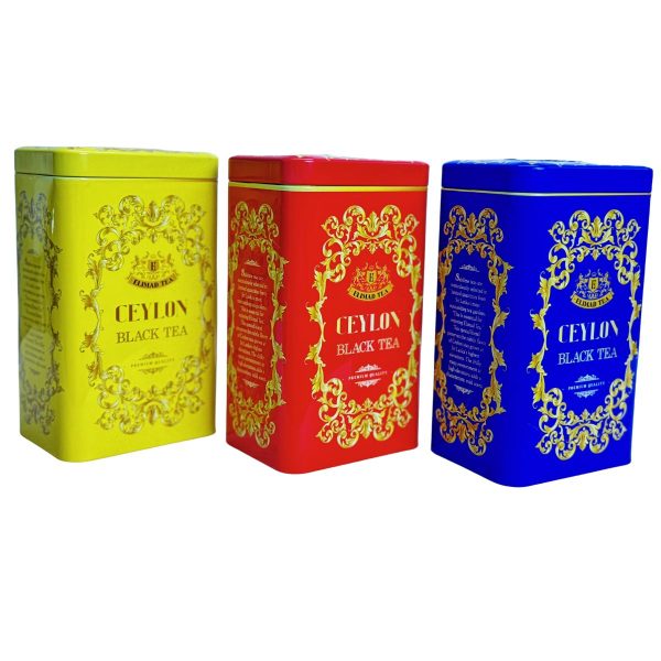 Trà Đen ELIMAD Caylon Hộp Thiếc chữ nhật 80g