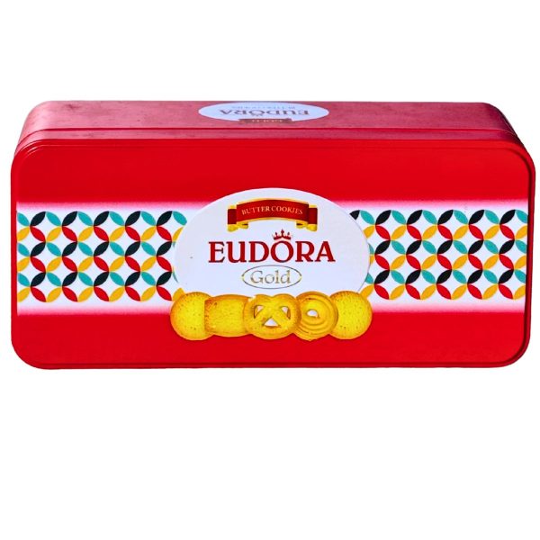 Bánh Quy Bơ EUDORA GOLD Hộp Thiếc 140g