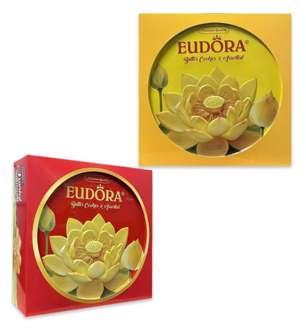 EUDORA Hộp thiếc tròn 312g