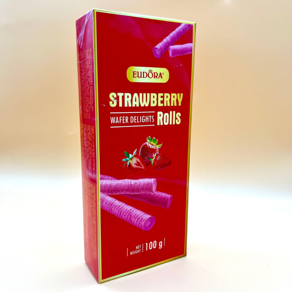 Bánh Quế Cuộn Kem EUDORA Hộp Giấy 100g