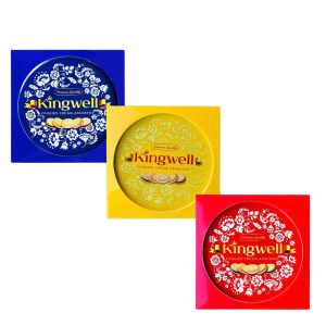 Bánh Quy Kingwell Hộp Sắt Hoa Nhí 308g