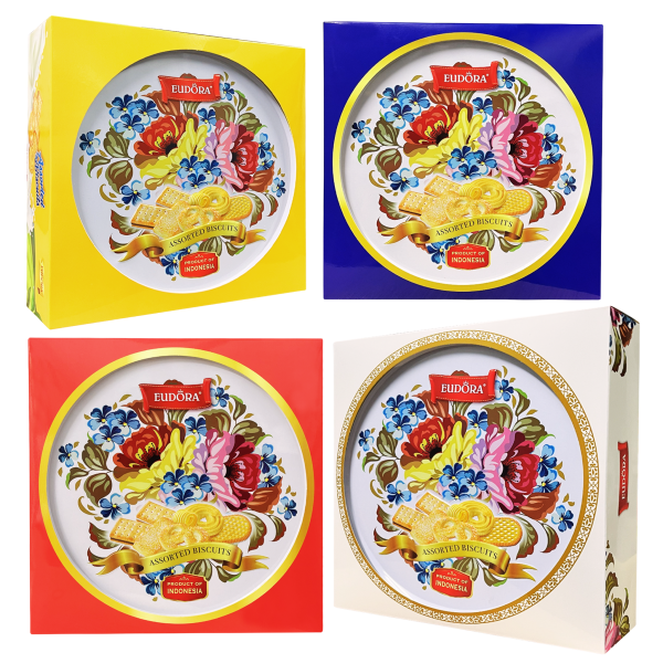 EUDORA Hộp thiếc tròn 312g