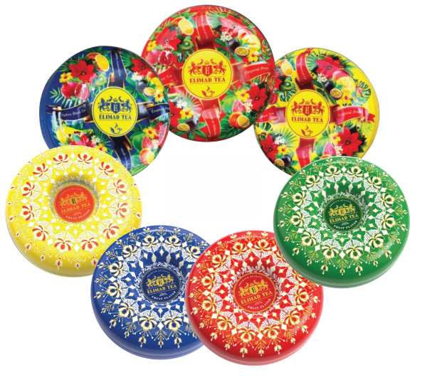 Trà ELIMAD TEA Túi lọc Hộp tròn 100g