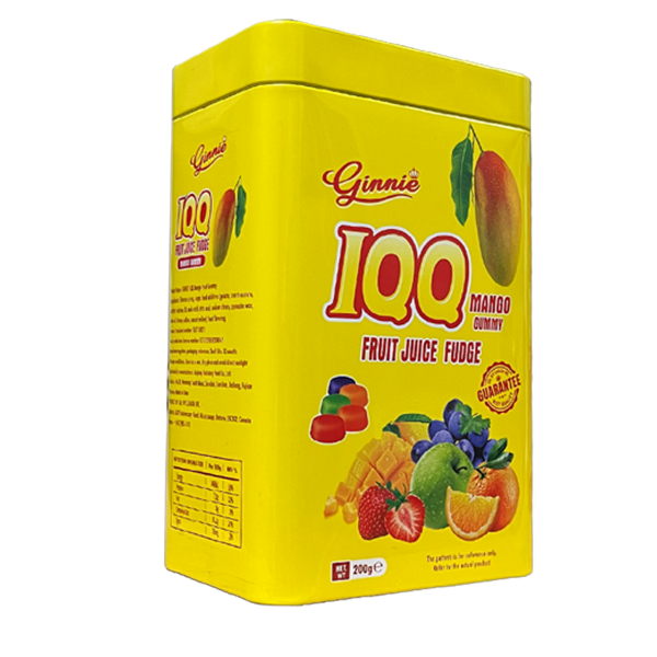 Kẹo dẻo Gummy IQQ Hộp thiếc 200g