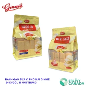 Bánh gạo Sữa Ginnie vị Phô mai 240g