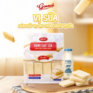 Bánh Gạo Sữa Ginnie Vị Sữa 240g