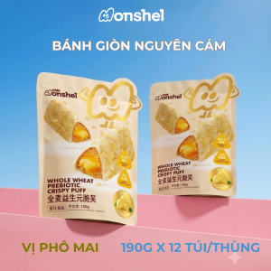 Bánh Giòn Nguyên Cám Vị Phô Mai 190g