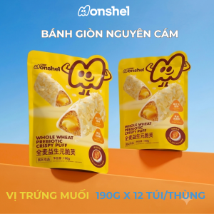 Bánh Giòn Nguyên Cám Vị Trứng Muối 190g